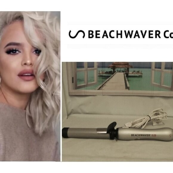 $150 The Beachwaver Co S1-125 Rotating Ceramic Curling Iron - Picture 1 of 7